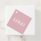 Minimalistisches Logo von Dusty Pink Business Comp Geschenkanhänger (Beispiel)