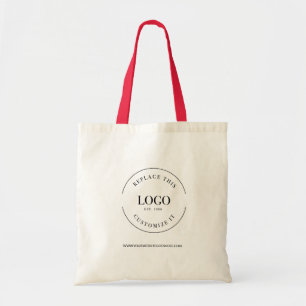 Minimalistisches Logo Werbung Business Swag Simple Tragetasche