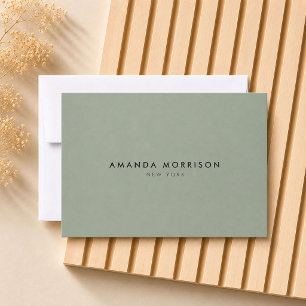 Minimalistisches Luxus-Boutique-Sage-Geschenkgutsc