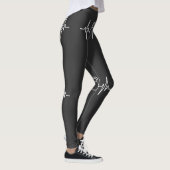Minimalistisches M-Design | Fette Monogramm-Aussag Leggings (Rechts)