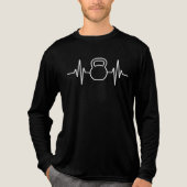 Minimalistisches M-Design | Fette Monogramm-Aussag Tri-Blend Shirt (Vorderseite)