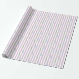 Minimalistisches Maiglöckchen-Geschenkpapier Geschenkpapier
