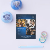 Minimalistisches Marketing Foto Flyer für Salon (Einzeln)