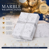 Minimalistisches Marmor-Geschenkpapier Geschenkpapier