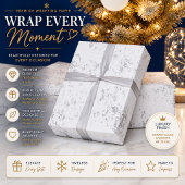 Minimalistisches Marmor-Geschenkpapier Geschenkpapier