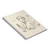 Minimalistisches Medizinjournal Notizblock (Rechte Seite)