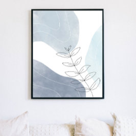 Minimalistisches Modern Boho Abstrakt Art Print Po Poster