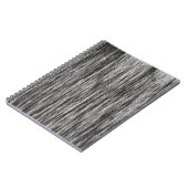 Minimalistisches, modernes abstraktes Linienmuster Notizblock (Linke Seite)