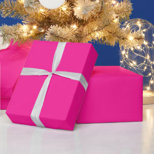 Minimalistisches, modernes Abstraktes tiefrosa Geschenkpapier