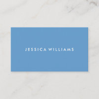 Minimalistisches modernes berufliches | Blau