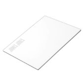 Minimalistisches, modernes Berufliches Notizblock (angewinkelt)