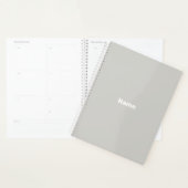 Minimalistisches, modernes, blassgraues, individue planer (Anzeige)