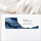 Minimalistisches, modernes Blau und Gold (Insitu)