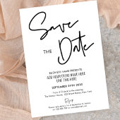 Minimalistisches, modernes Business Event Save the Einladung