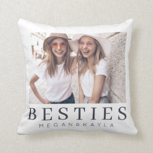 Minimalistisches Modernes Chic Best Friends BESTE Kissen