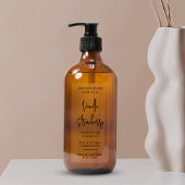 Minimalistisches modernes Cosmo 8 OZ & 12 OZ Flasc Aufkleber