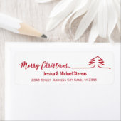 Minimalistisches modernes Drehbuch Frohe Weihnacht (Insitu)