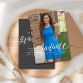 Minimalistisches, modernes, einfaches Foto mit Tre Einladung