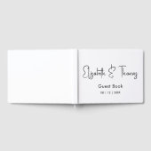Minimalistisches, modernes, einfaches Gästebuch (Voll)