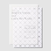 Minimalistisches, modernes, einfaches Hochzeitsübe Pergament Einladungen (Versetzt (Einladung))