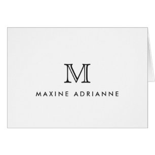 Minimalistisches, modernes, einfaches Monogramm