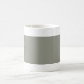 Minimalistisches modernes einfaches monogramm Init Kaffeetasse (Mittel)
