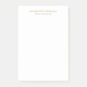 Minimalistisches modernes einfaches professionelle post-it klebezettel