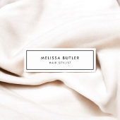 Minimalistisches modernes Elegant Namensschild