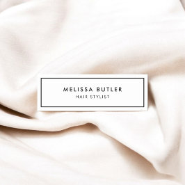 Minimalistisches modernes Elegant Namensschild