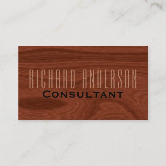 Minimalistisches modernes elegantes berufliches visitenkarte (Vorderseite)