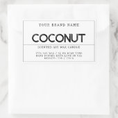 Minimalistisches, modernes, elegantes Kerzenproduk Rechteckiger Aufkleber (Tasche)