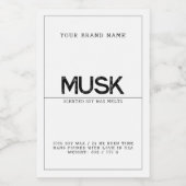 Minimalistisches, modernes, elegantes Sojawachs sc Lebensmitteletikett (Einzelnes Label)