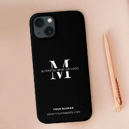 Minimalistisches, modernes Firmenlogo Mit Monogram Case-Mate iPhone Hülle