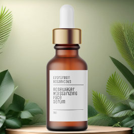 minimalistisches, modernes Flaschenetikett Adressaufkleber