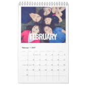 Minimalistisches modernes Foto 2022 Kalender (Feb 2027)