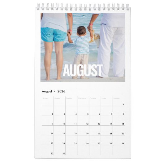 Minimalistisches modernes Foto 2022 Kalender (Aug 2026)