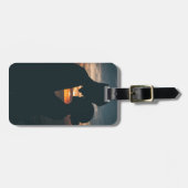 Minimalistisches modernes Foto Gepäckanhänger (Vorderseite horizontal)