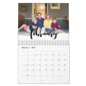Minimalistisches modernes Foto kreiert Ihr eigenes Kalender (Feb 2027)