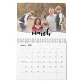 Minimalistisches modernes Foto kreiert Ihr eigenes Kalender (Mär 2027)