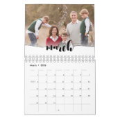 Minimalistisches modernes Foto kreiert Ihr eigenes Kalender (Mär 2026)
