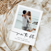 Minimalistisches modernes Foto Save the Date Einla Einladung