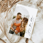 Minimalistisches modernes Foto Save the Date Einla Einladung