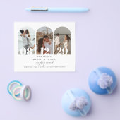 Minimalistisches modernes Foto Save the Date Flyer (Einzeln)