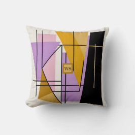 Minimalistisches modernes geometrisches Dreieck-Mo Kissen