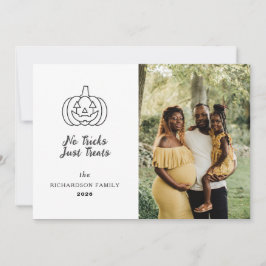 Minimalistisches modernes glückliches Halloween 1  Feiertagskarte