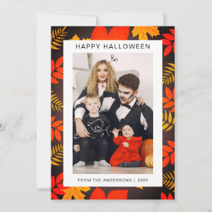 Minimalistisches modernes glückliches Halloween 1  Feiertagskarte