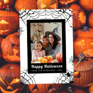 Minimalistisches modernes glückliches Halloween 1  Feiertagskarte