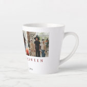 Minimalistisches, modernes glückliches Halloween 3 Milchtasse (Rechts)