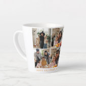 Minimalistisches modernes glückliches Halloween 6 Milchtasse (Linke Ecke)