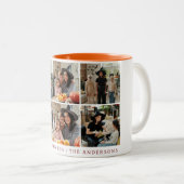 Minimalistisches modernes glückliches Halloween 6 Zweifarbige Tasse (VorderseiteRechts)